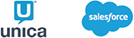 Unica & Salesforce logos