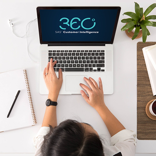 Are You Making the Most Out of Your SAS Customer Intelligence 360 Investment? image with SAS CI 360 logo on laptop screen